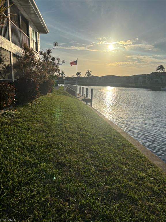 Afternoon view of canal to the west