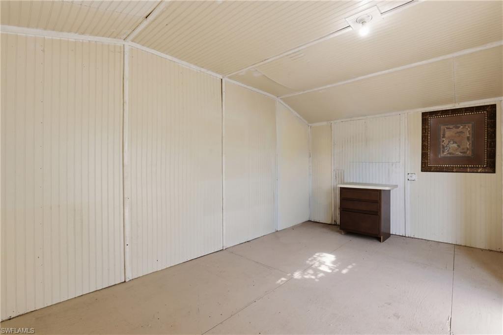 Interior View of Shed