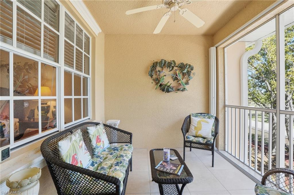 Lanai features roll out hurricane shutters for propection