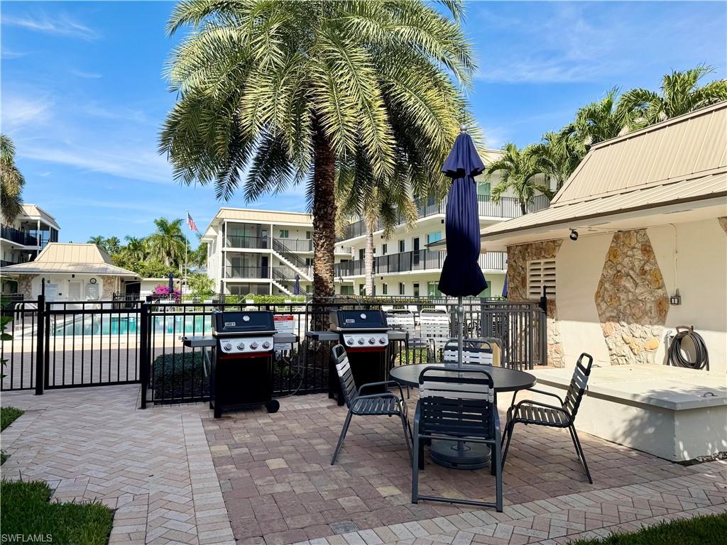 BBQ located by the community pool