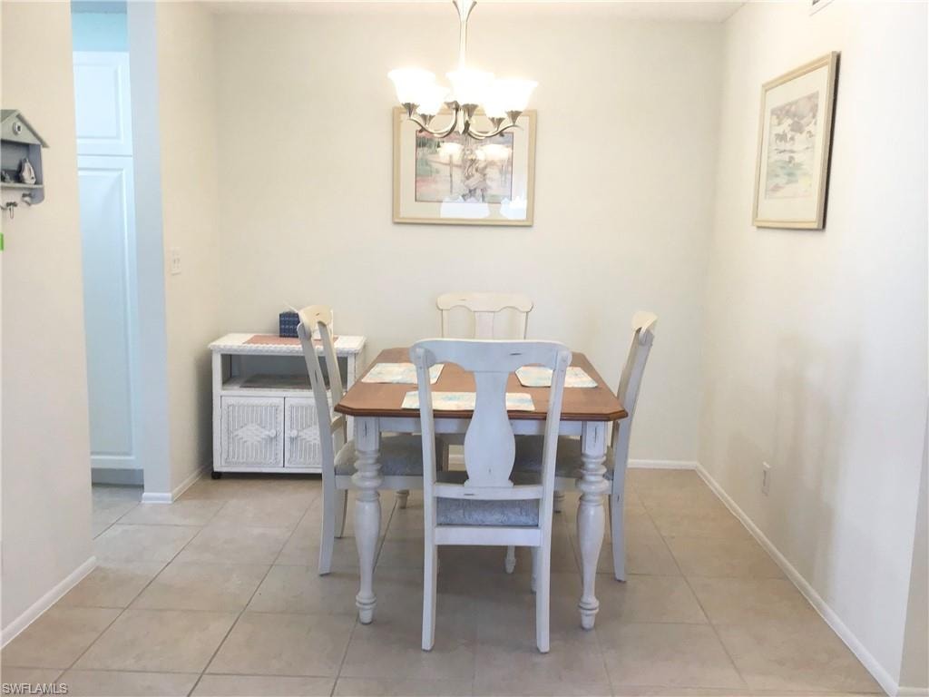 Dining area off of kitchen