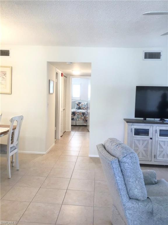 Living & Dining Area with guest room in background