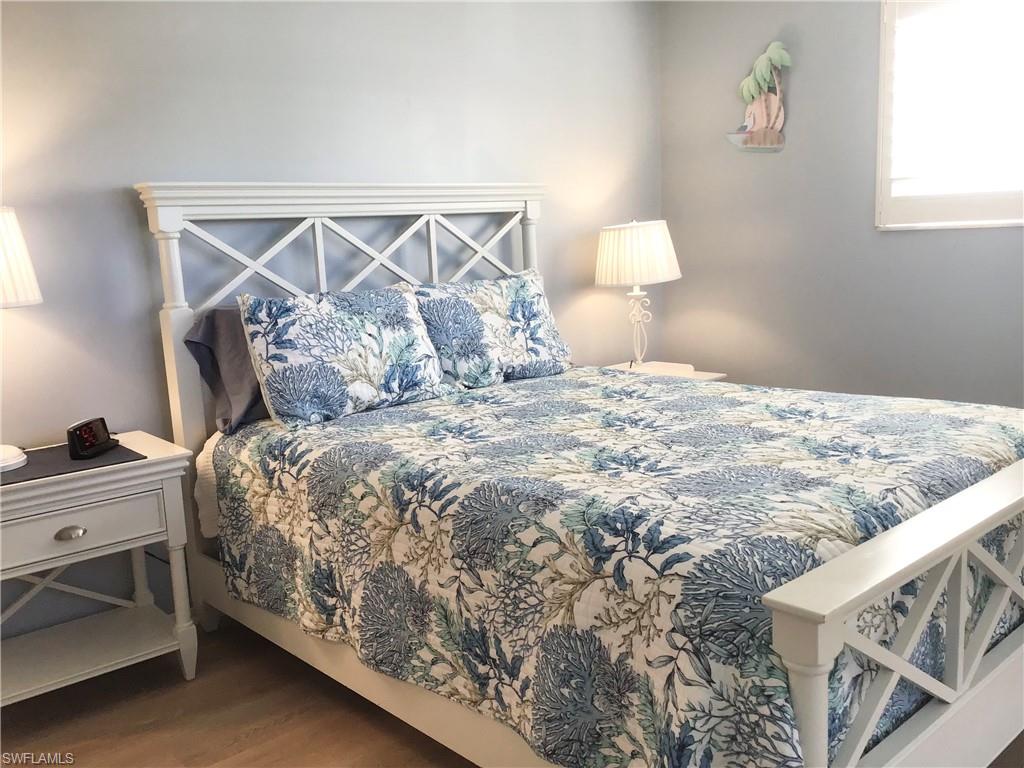 Primary bedroom with queen bed