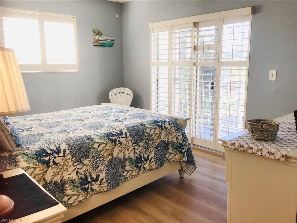 Primary bedroom with queen bed