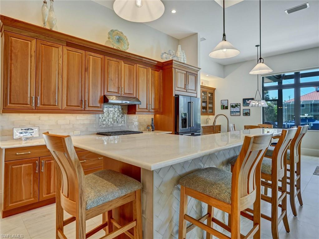 Guests can gather & visit while sharing snacks & conversation