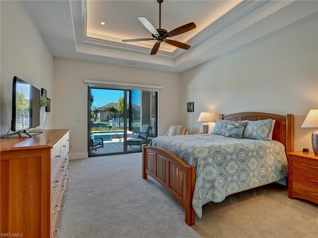Beautiful primary suite with tray ceiling