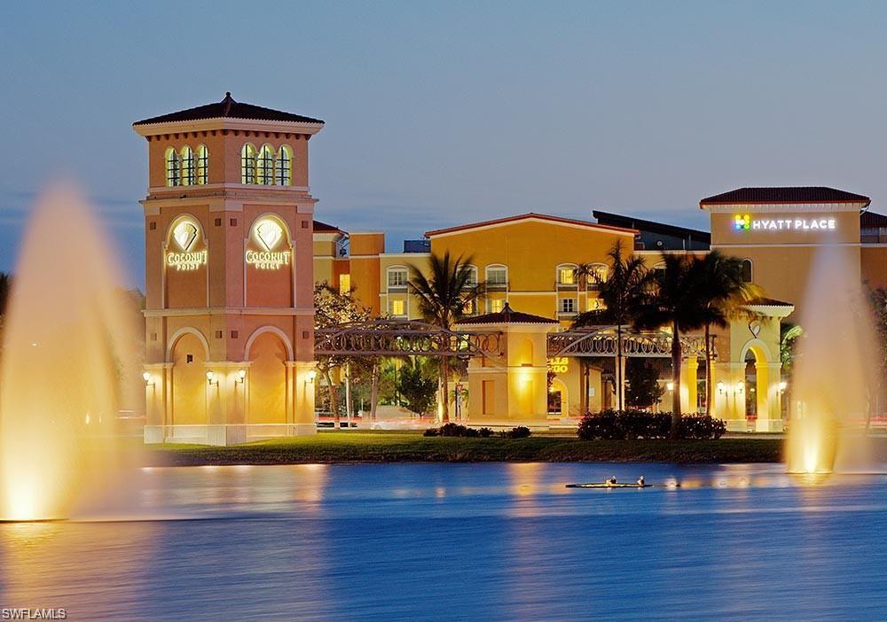 A short drive to Coconut Point Mall