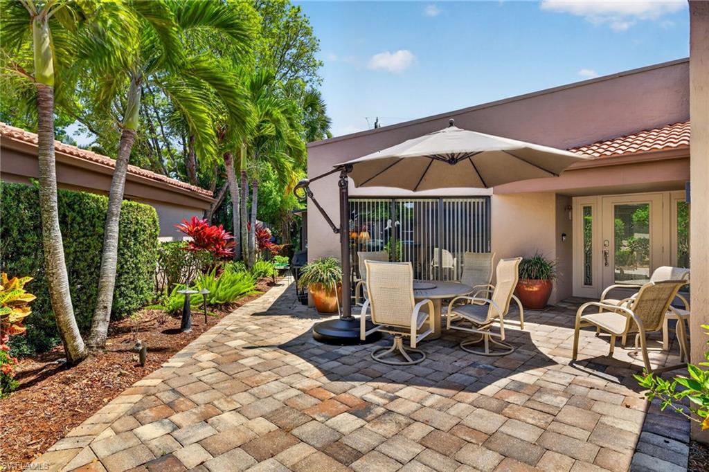 Front paved entry way