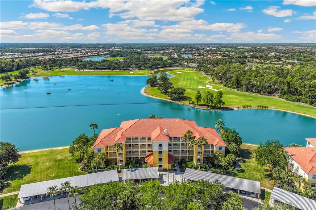 Aerial Front View Of Condo Building