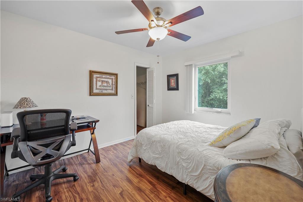 Third bedroom with desk. Closet locked with owner's personal items.