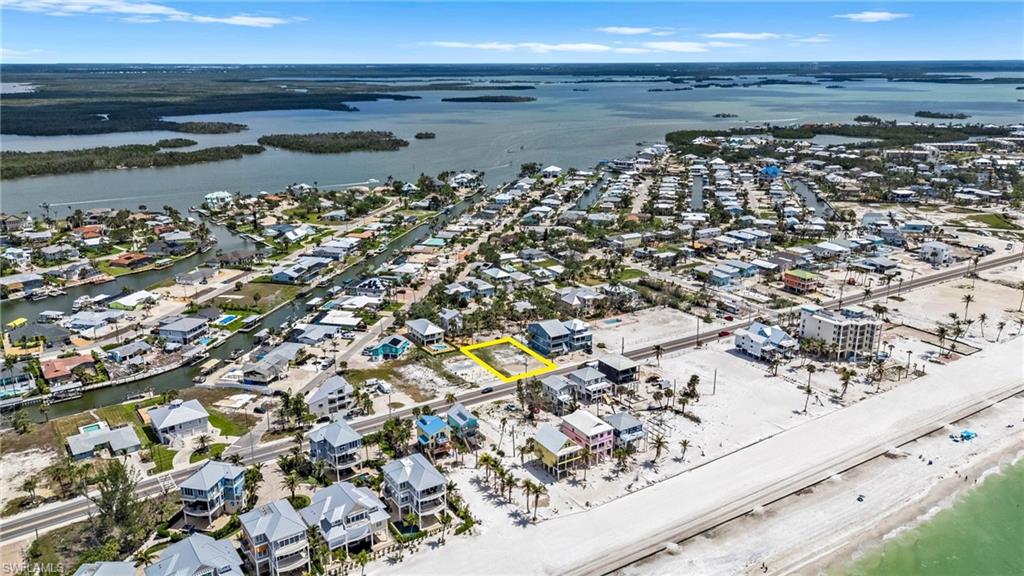 Panoramic views, Drone / aerial view featuring a water view and a residential view  - Virtually Edited Image