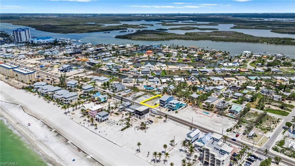 Drone / aerial view featuring a water view  - Virtually Edited Image