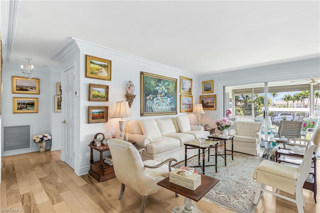 Real wood flooring throughout