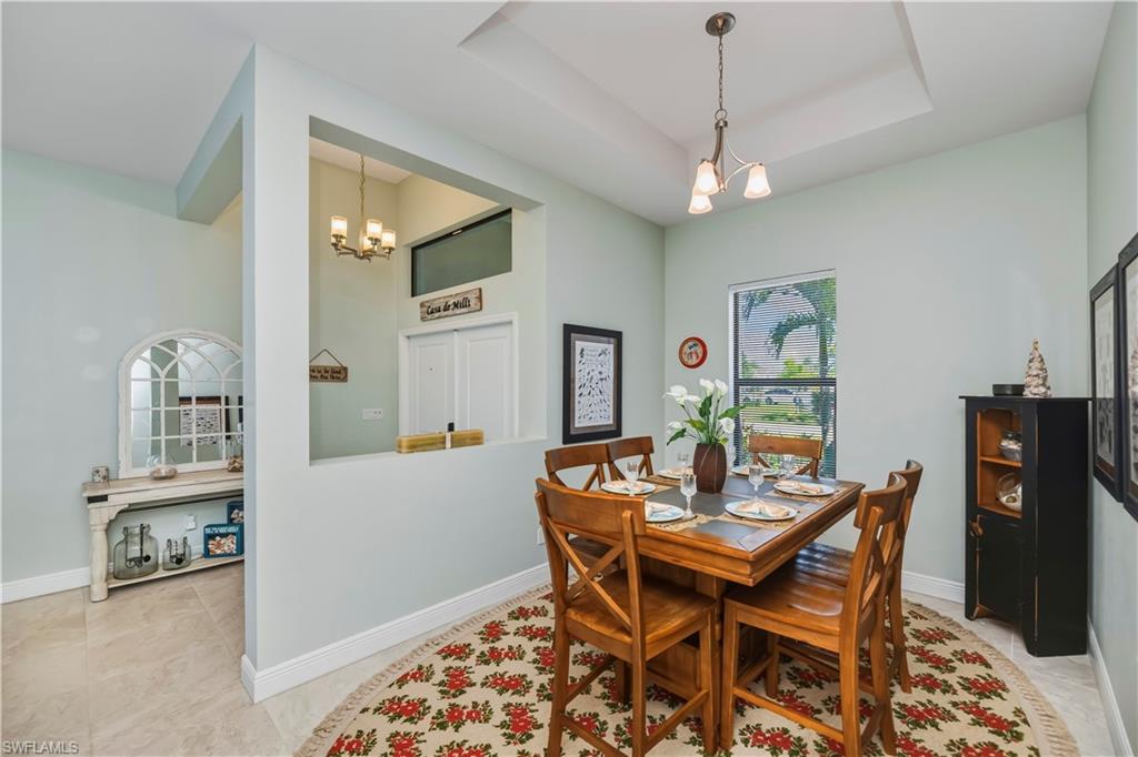 dining room  and front entry