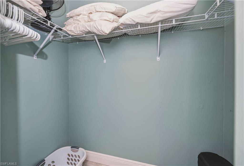 2nd walk in closet in primary bedroom