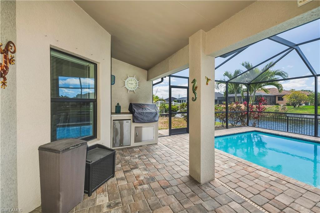 lanai looking towards outdoor kitchen