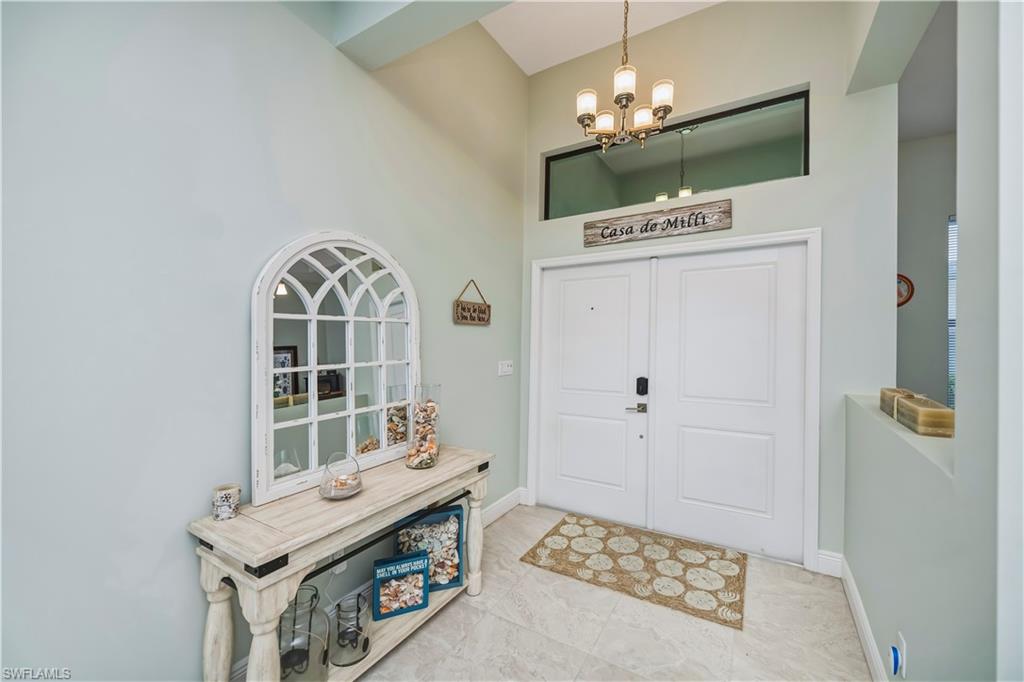 Front entry of home from the inside