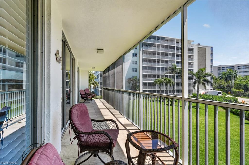 Balcony is long