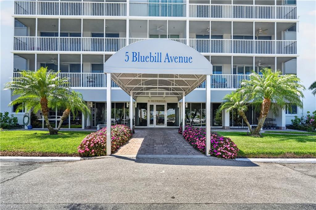 Front of 5 Bluebill with beautiful flowers