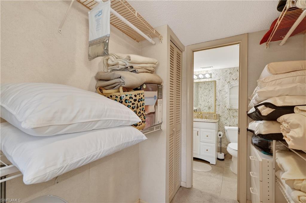 Master Bathroom with Closet view