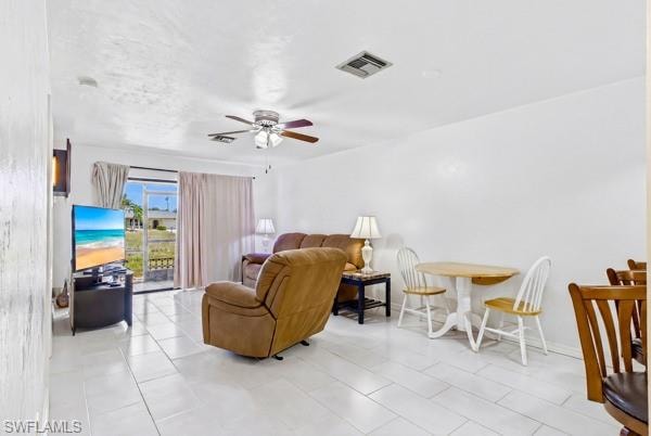 Open living room