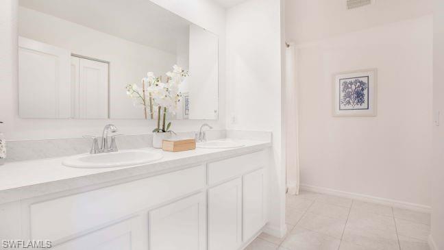 Model home - actual features may vary.
