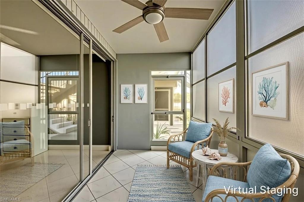 Virtually Staged Primary Suite Lanai