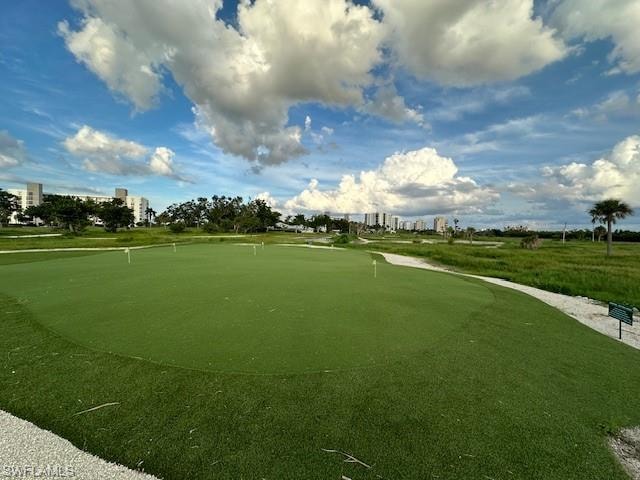 Need a little putting practice to improve your game? It's included!