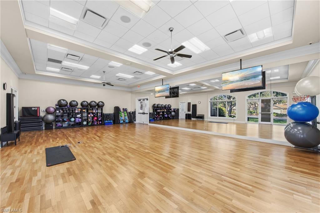FITNESS CENTER 5,100 square foot facility, includes an exercise/equipment room and aerobics room