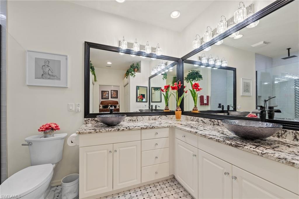 NEWLY UPDATED PRIMARY BATH WITH DUAL SINKS