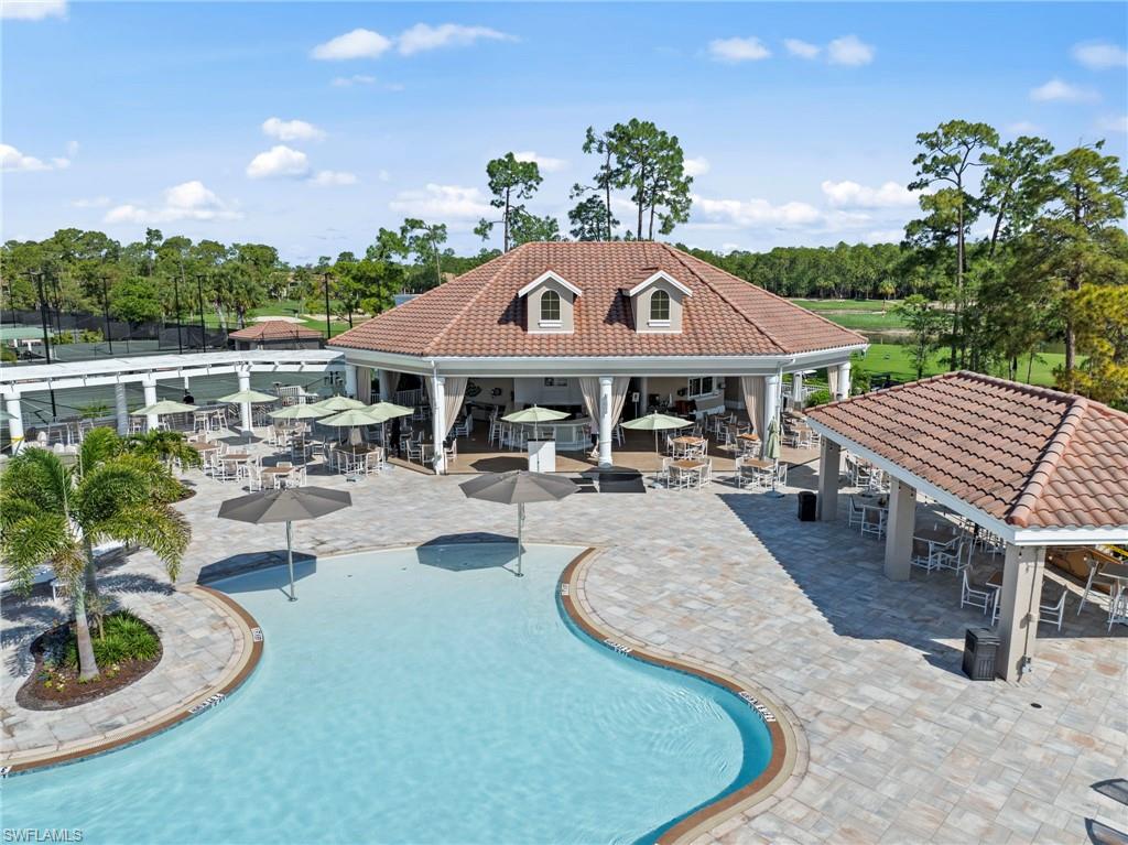 RESORT STYLE POOL WITH TERRACE CAFE