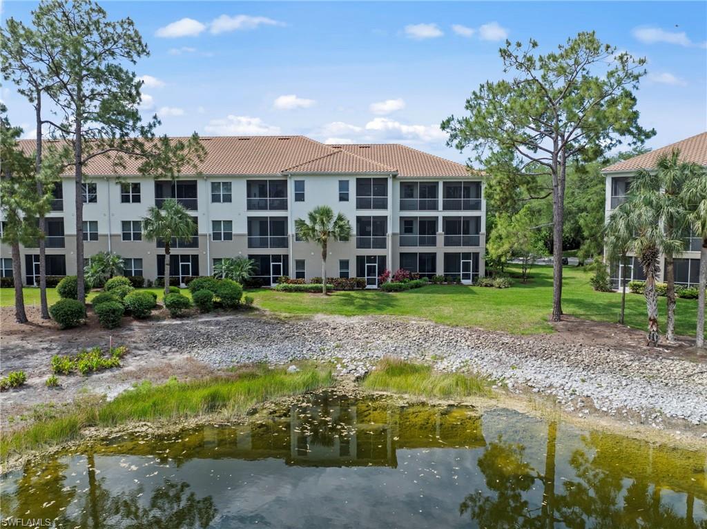 REAR VIEW OF CONDO BUILDING