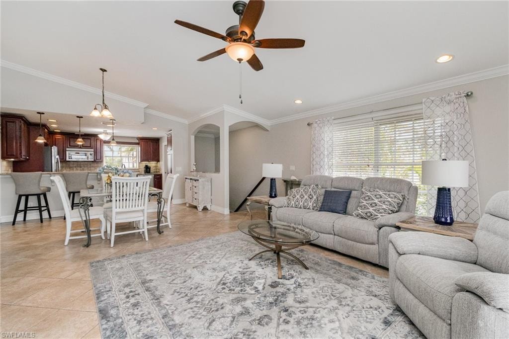 Apt. "A" Spacious Living Area!