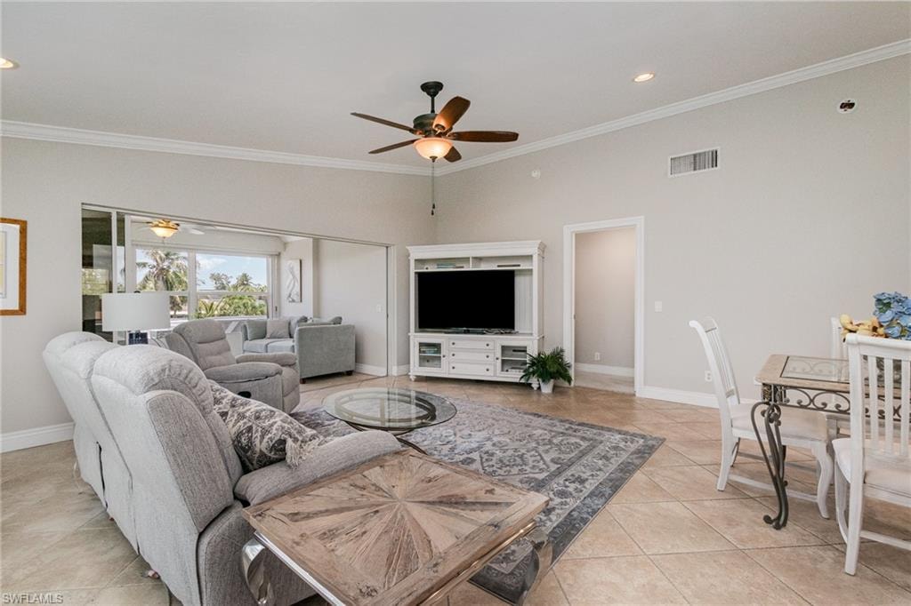 Apt "A" Living Room adjoins the Sun Room!