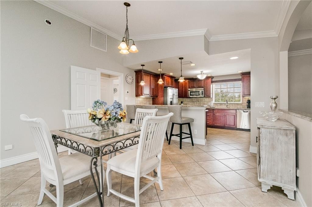 Apt. "A" - It is so roomy! It would accommodate a table for 12 guests!