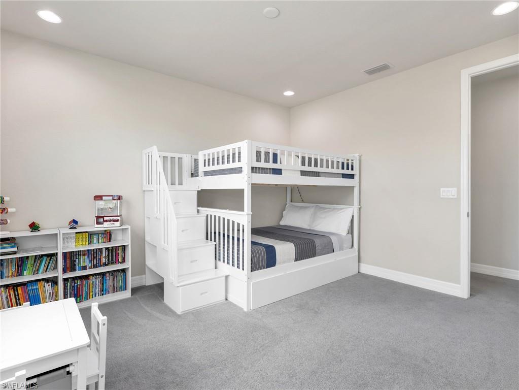 Bedroom 4 with walk in closet