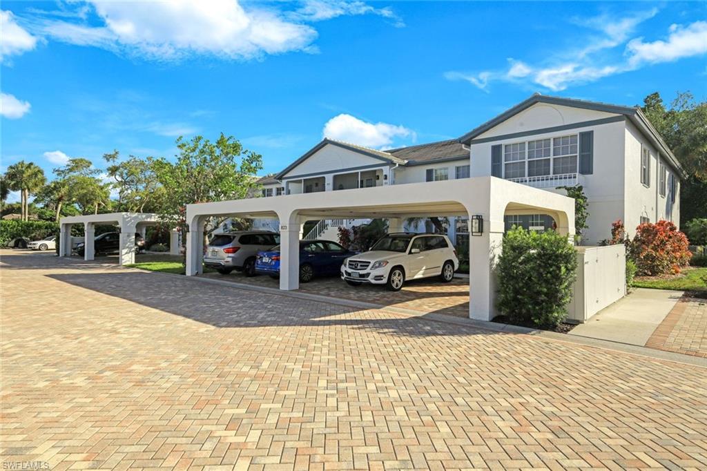 Covered parking.