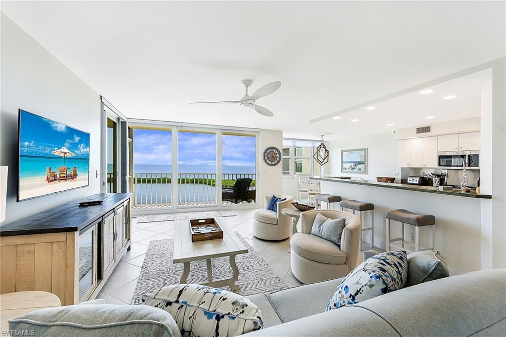 Living Area and Open Kitchen and Open Balcony