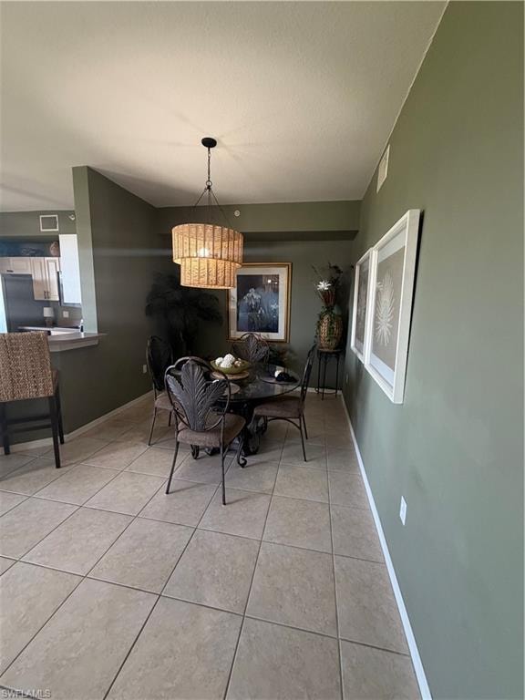 Dining area off kitchen