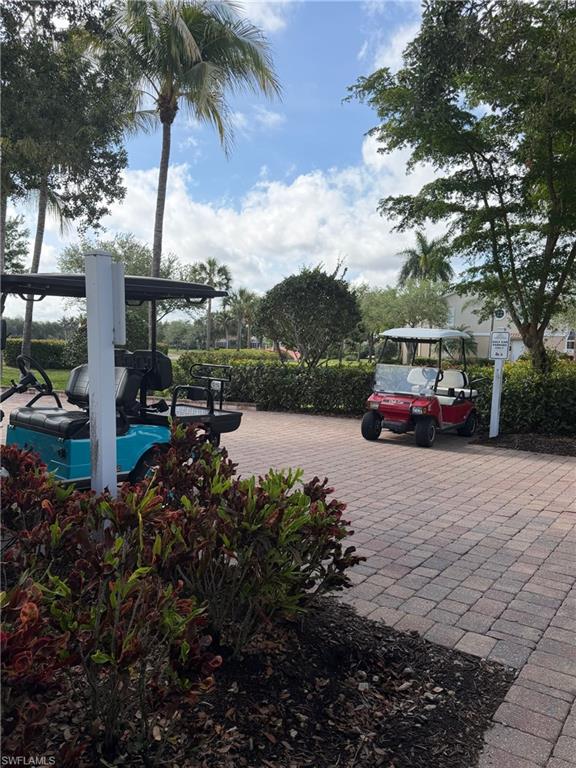 Golf Cart Parking Lot