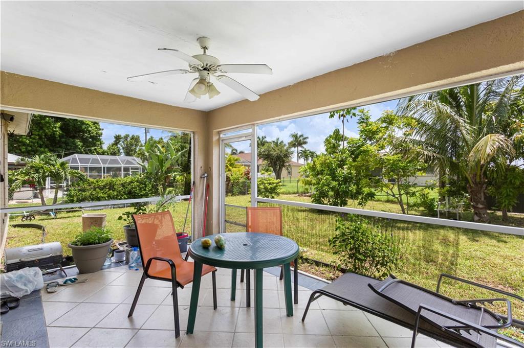 SCREENED-IN LANAI with SOUTHERNEXPOSURE