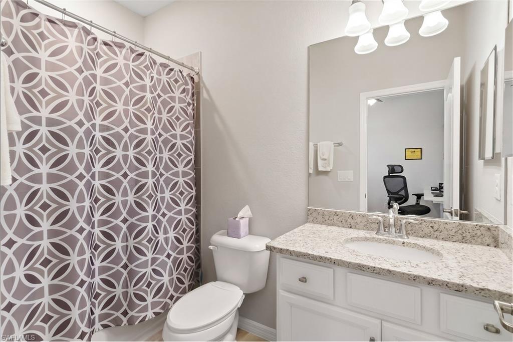 Comfortable guest bathroom designed for convenience and everyday use.