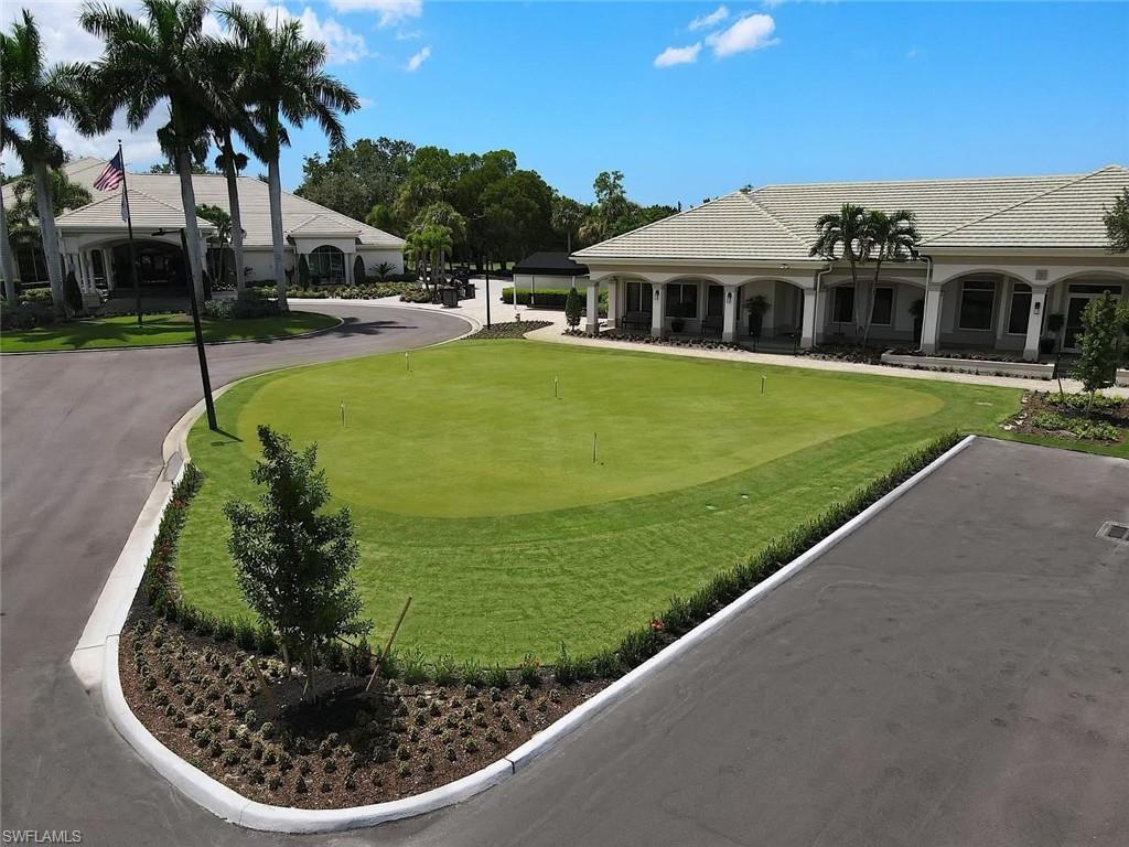 Pro shop and loading area