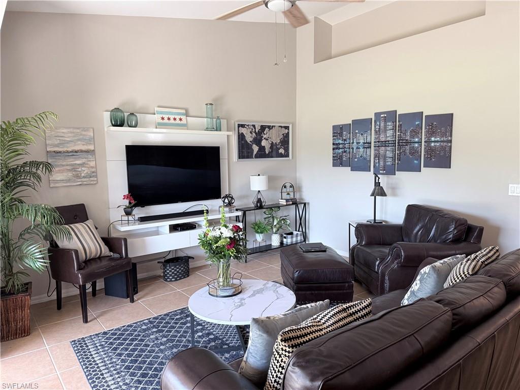 open floor plan from the kitchen to the living room.