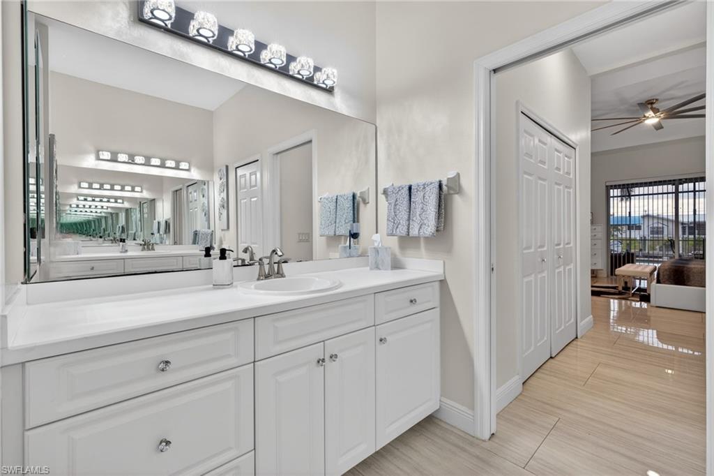 One of TWO separate Master Bath vanities