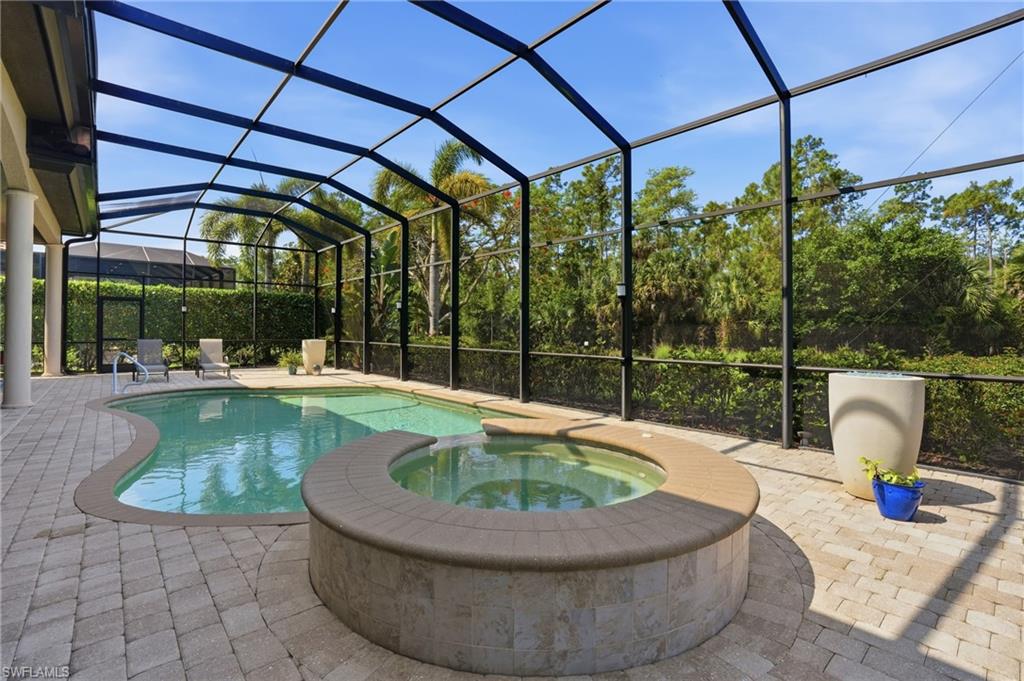 Pool & Spa featuring two beautiful fire bowls