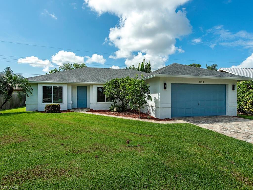 3/2 with 2 car garage. Property is now fenced.