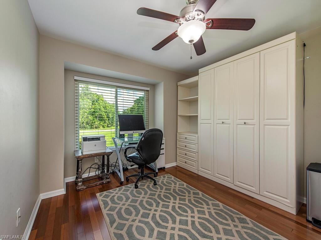 3rd Bedroom has a desk and Queen size Murphy bed.