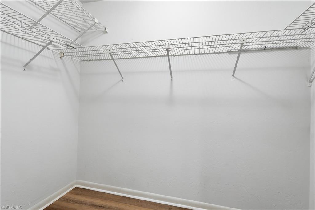8'x5' walk-in closet within primary bedroom.