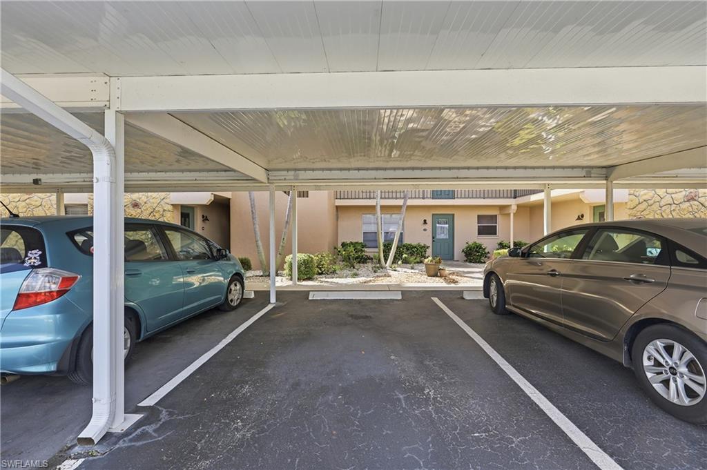 Each unit has a designated parking spot plus there are several additional spots, covered and not, for guests.